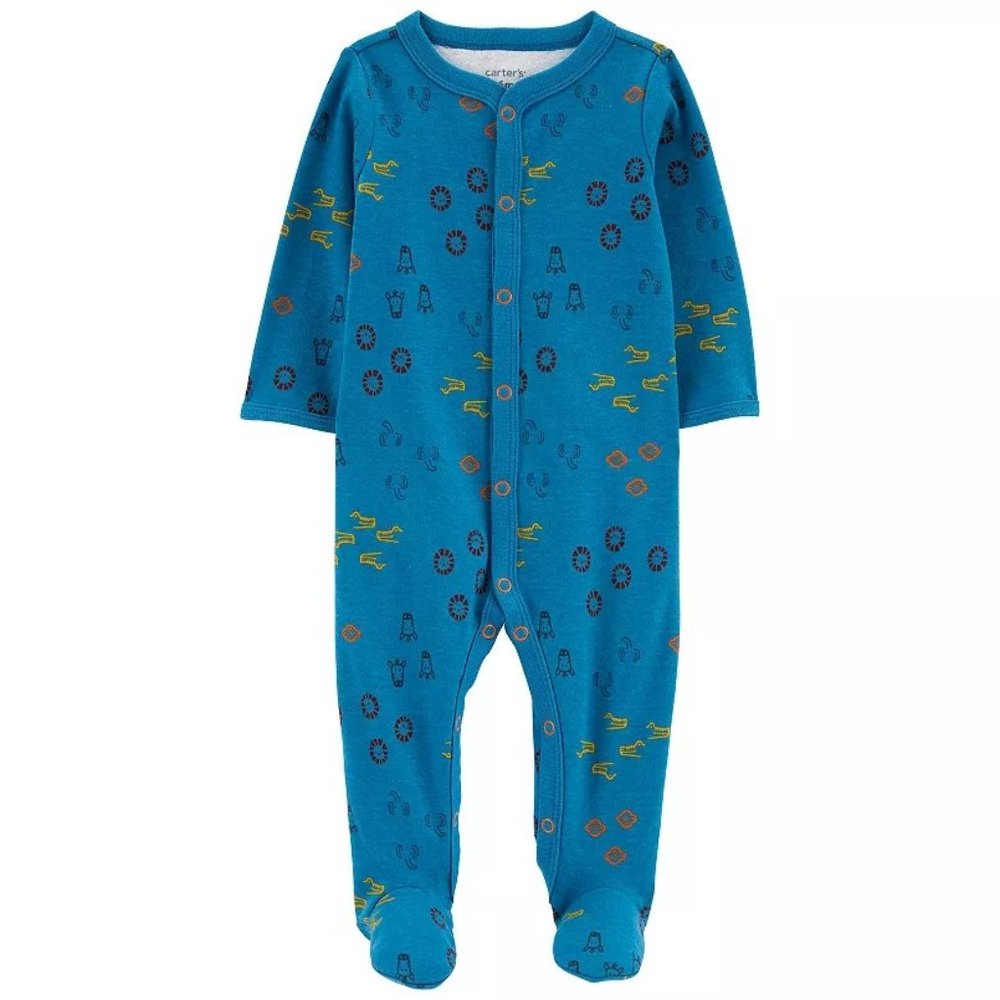 Baby Boys Carter's Animals Snap-Up Cotton Sleep & Play